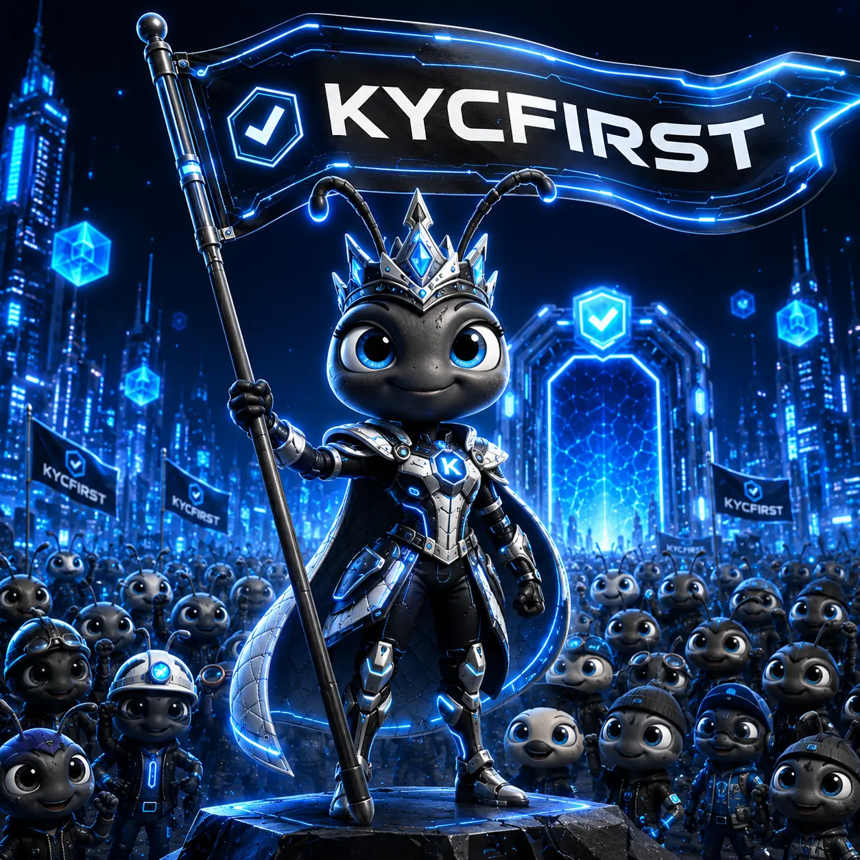 Queen K, leader of the Ant Army
