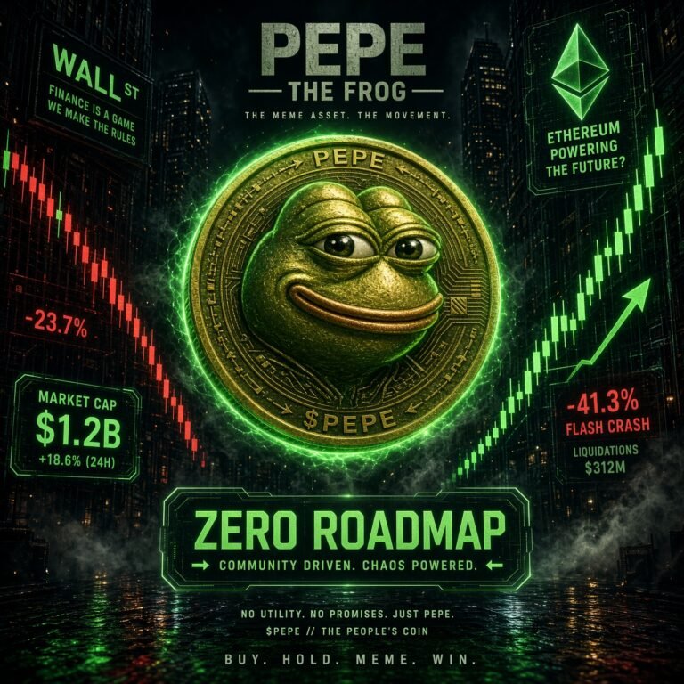 PEPE: THE BILLION-DOLLAR FROG WITH ZERO PLAN