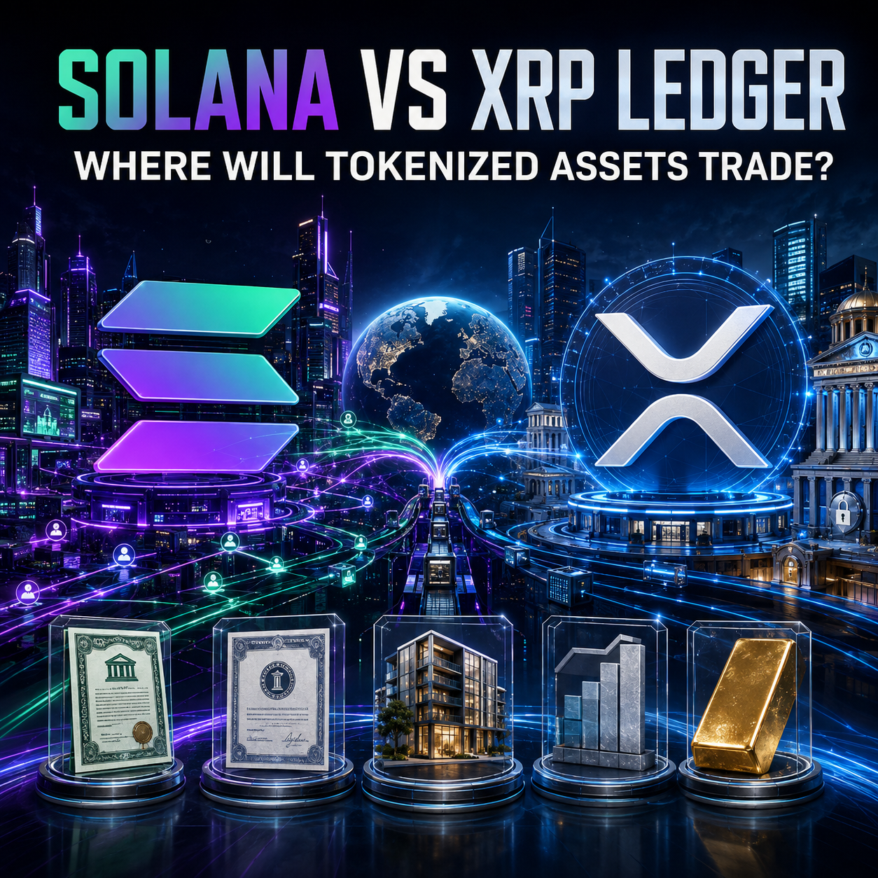 SOLANA VS XRP LEDGER: WHERE WILL TOKENIZED ASSETS ACTUALLY TRADE?
