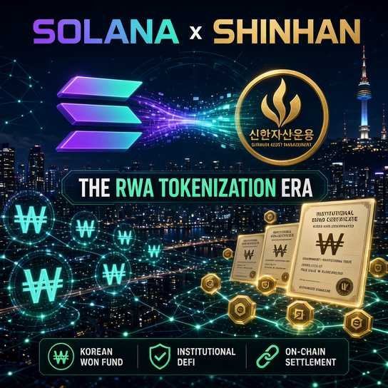 SOLANA JOINS FORCES WITH SHINHAN: TOKENIZED FINANCE IS MOVING