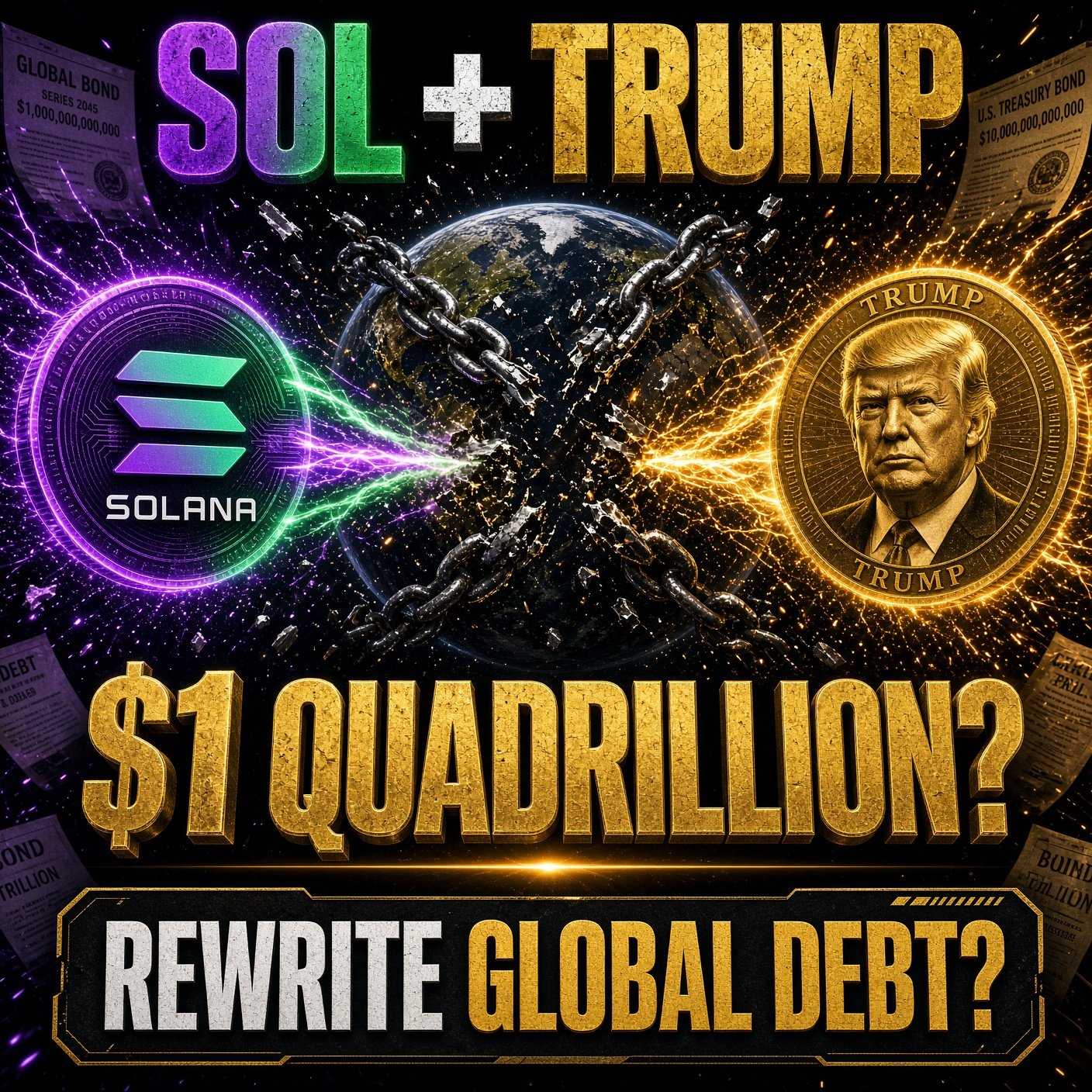 IF SOL + TRUMP REACHED $1 QUADRILLION, COULD CRYPTO REWRITE GLOBAL DEBT?