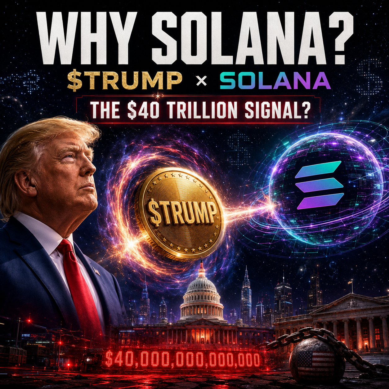 WHY WAS TRUMP COIN BUILT ON SOLANA?