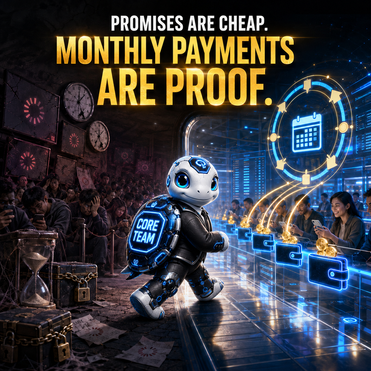 Monthly Rewards Separate Real Projects from Waiting Rooms