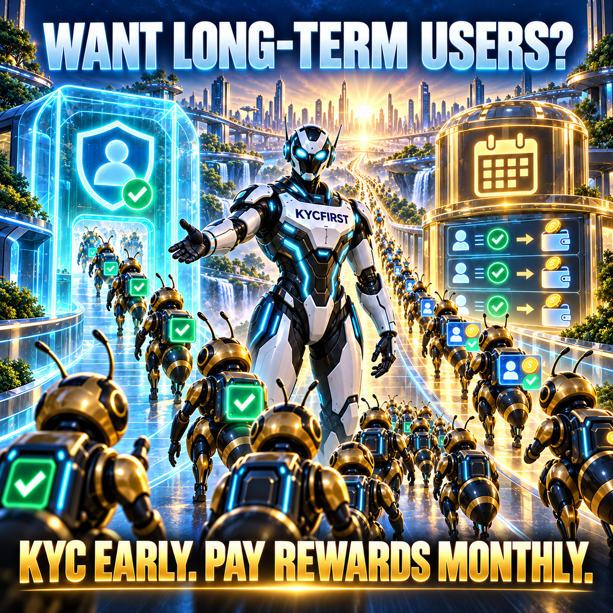 Want Users to Stay for the Long Term? Verify Them Early and Pay Rewards Monthly