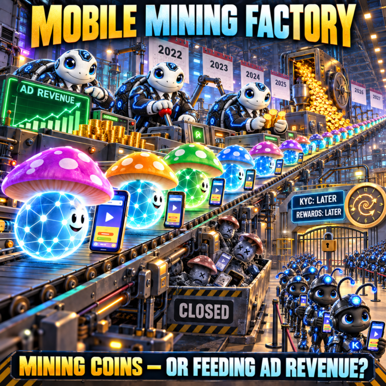 MOBILE MINING PROJECTS ARE GROWING LIKE MUSHROOMS: ARE YOU MINING COINS OR FEEDING AD REVENUE?