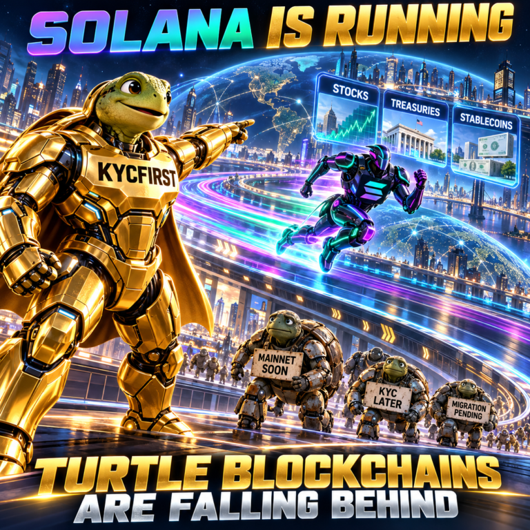 SOLANA IS RUNNING. TURTLE BLOCKCHAINS ARE STILL ANNOUNCING THE START.